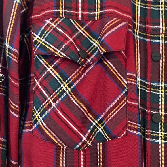Sanctuary boyfriend shirt in red plaid - Picture 6 of 11